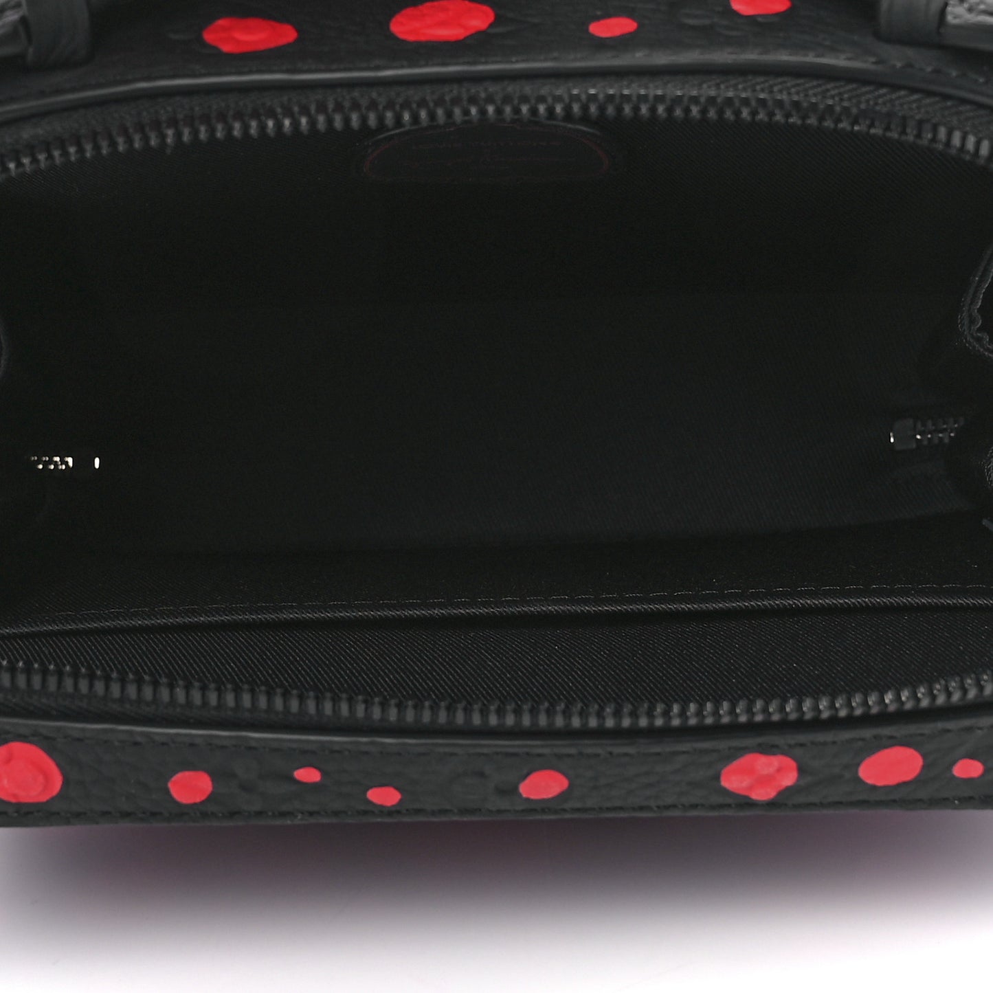 LV X YK Taurillon Monogram Handle Soft Trunk Black Red