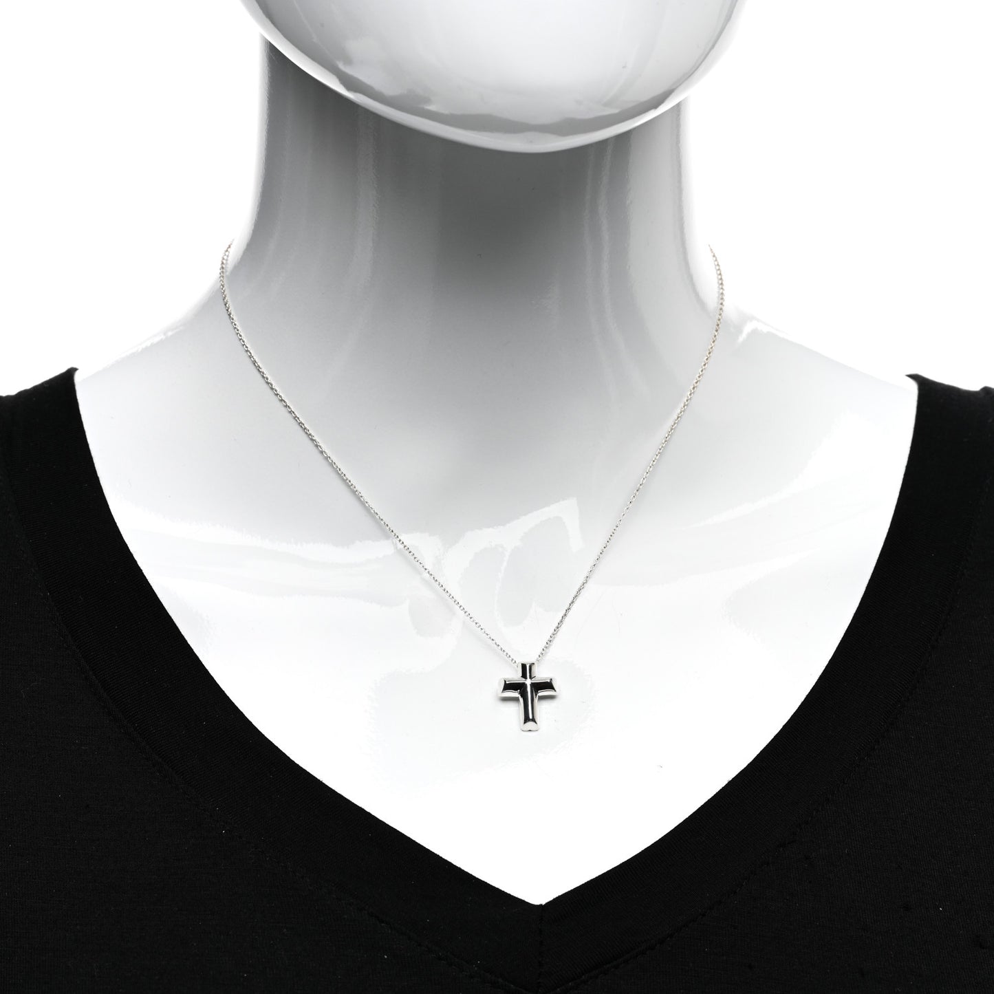Sterling Silver Paloma Picasso Tenderness Cross Pendant Necklace