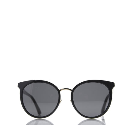 Gucci Acetate Round Eye Sunglasses GG0405SK Black 2 of 7