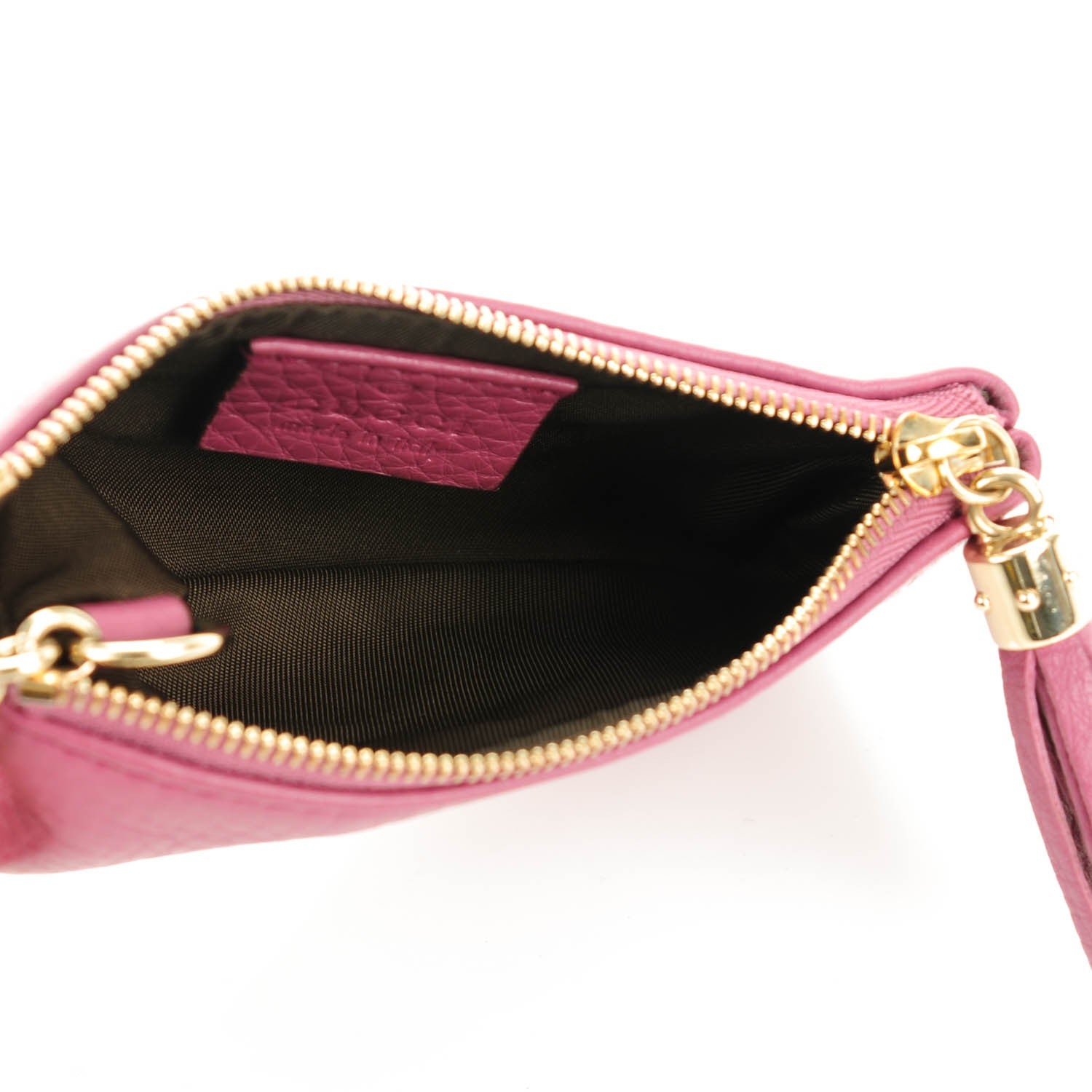 Gucci Pebbled Calfskin Soho Key Case Peonia Flower 5 of 7