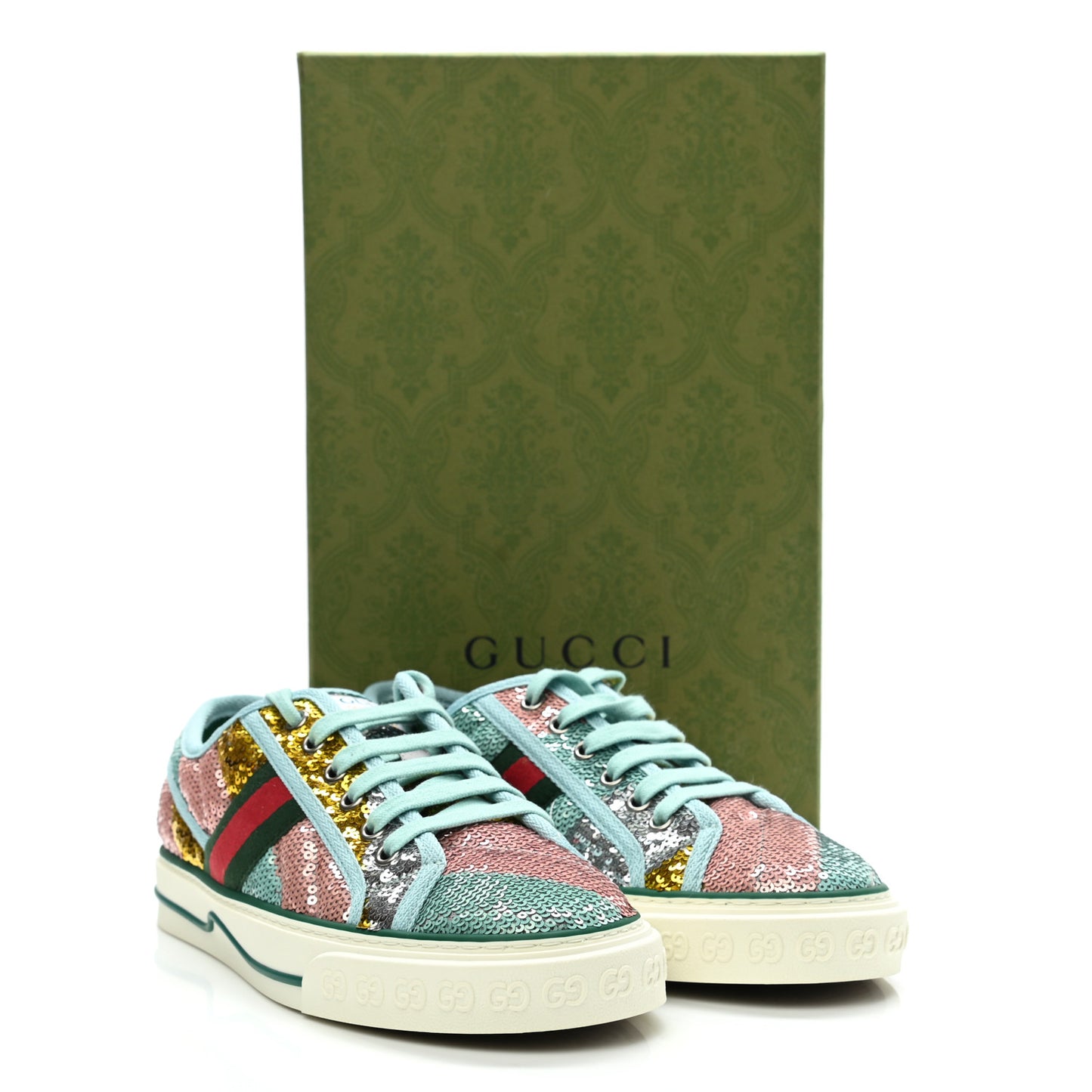 Sequin Web Matelasse Womens 1977 Tennis Sneakers 38 Multicolor
