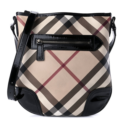 Burberry Supernova Check Small Dryden Crossbody Bag Black 1 of 9