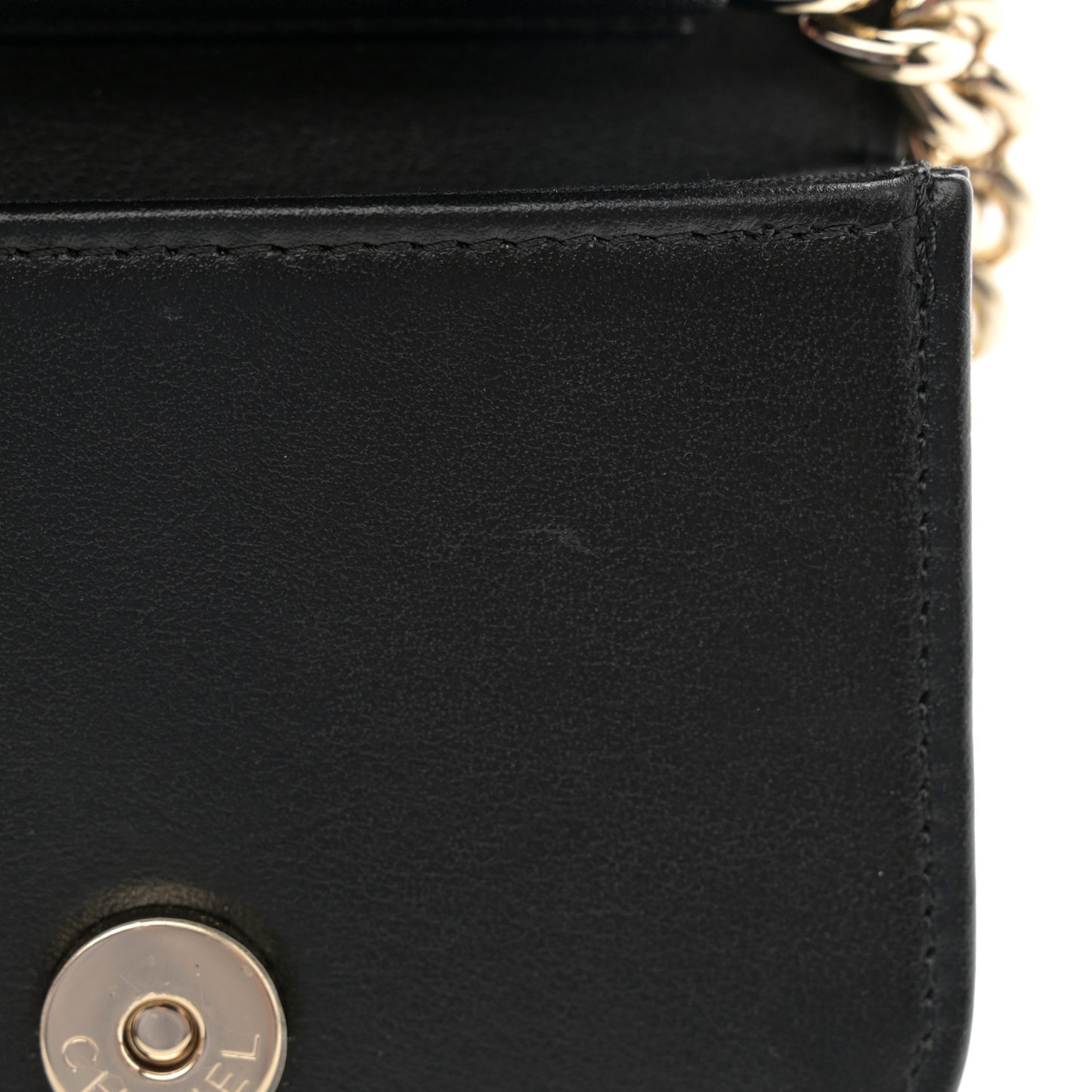 Caviar Quilted Boy Flap Waist Belt Bag Black