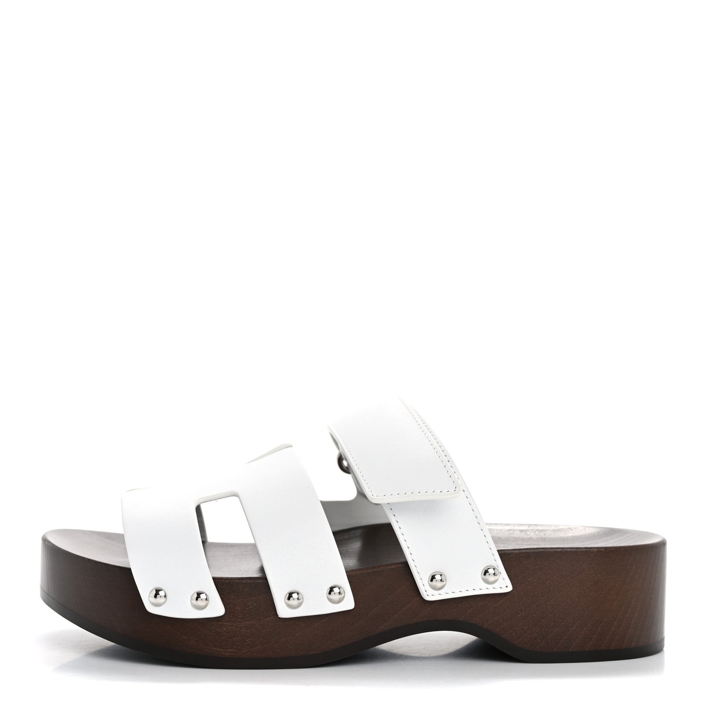 Calfskin Womens Kos Clog 35 White