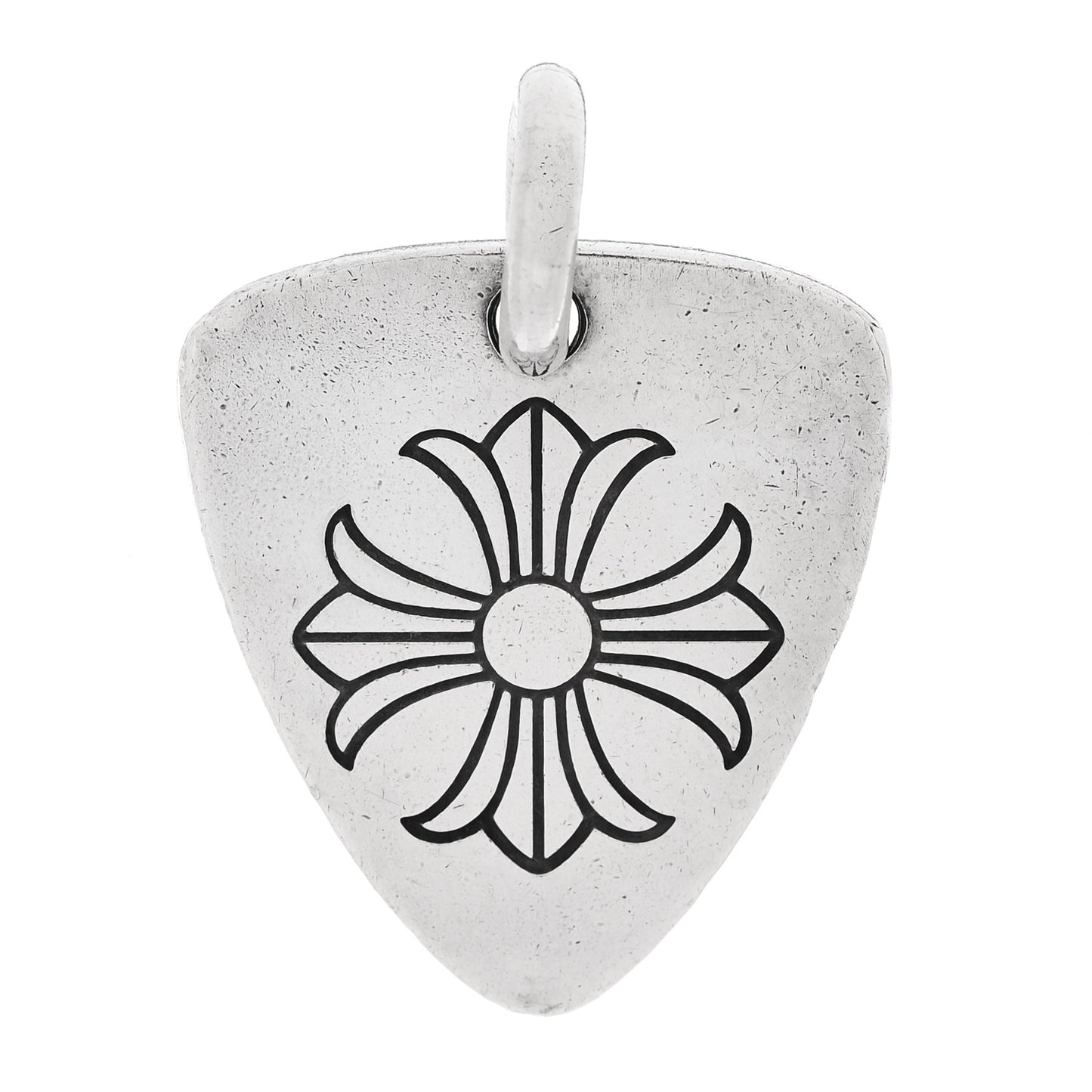 Sterling Silver Guitar Pick Fcker Pendant