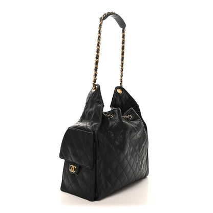 Chanel Caviar Quilted Medium Chanel 25 Handbag Black 4 of 11