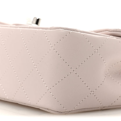 Chanel Lambskin Quilted Mini Rectangular Flap Light Purple 10 of 12