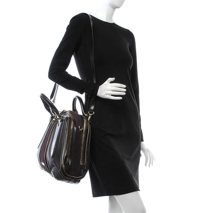 Burberry Grainy Calfskin Suede Tote Brown Burgundy 2 of 15