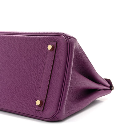 Hermes Togo Birkin 30 Anemone 10 of 10