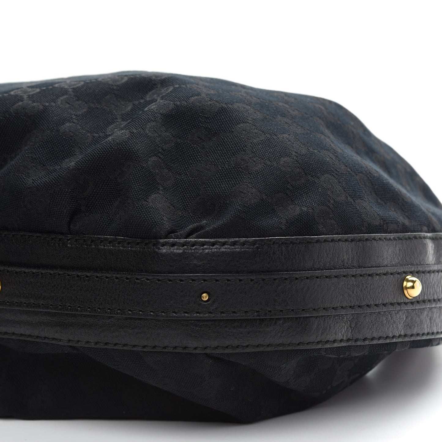 Monogram Medium Interlocking Hobo Black
