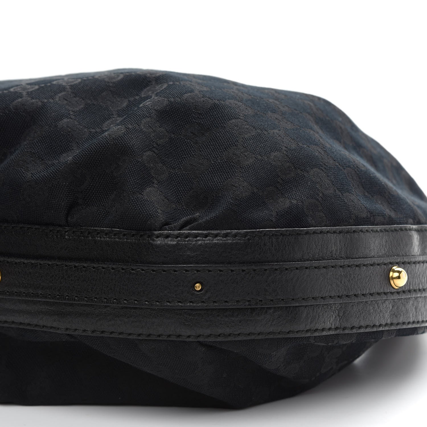 Gucci Monogram Medium Interlocking Hobo Black 8 of 11