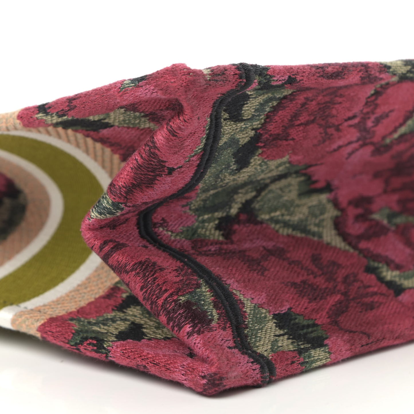 Canvas Embroidered Floral Book Tote Multicolor