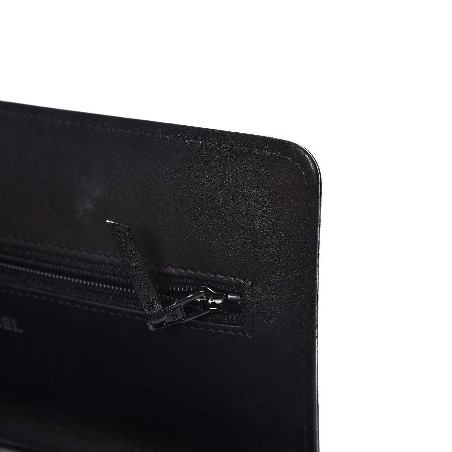 Chanel Caviar Timeless CC Wallet On Chain WOC Black 10 of 11