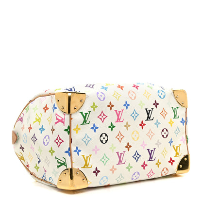 Louis Vuitton Monogram Multicolor Speedy 30 White 4 of 21