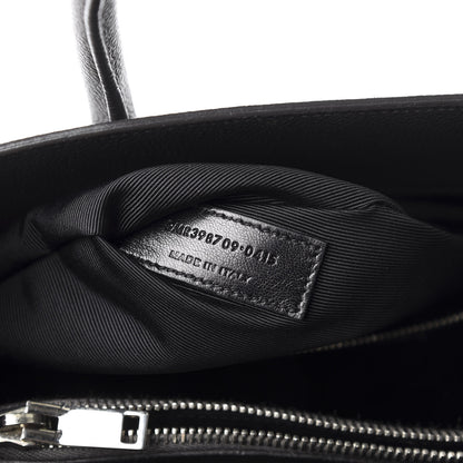 Saint Laurent Grained Calfskin Small Sac De Jour Graphite 9 of 13