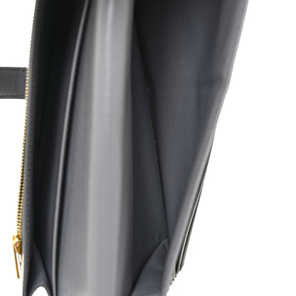 Celine Grained Calfskin Large Multifunction Strap Wallet Grey 8 of 14