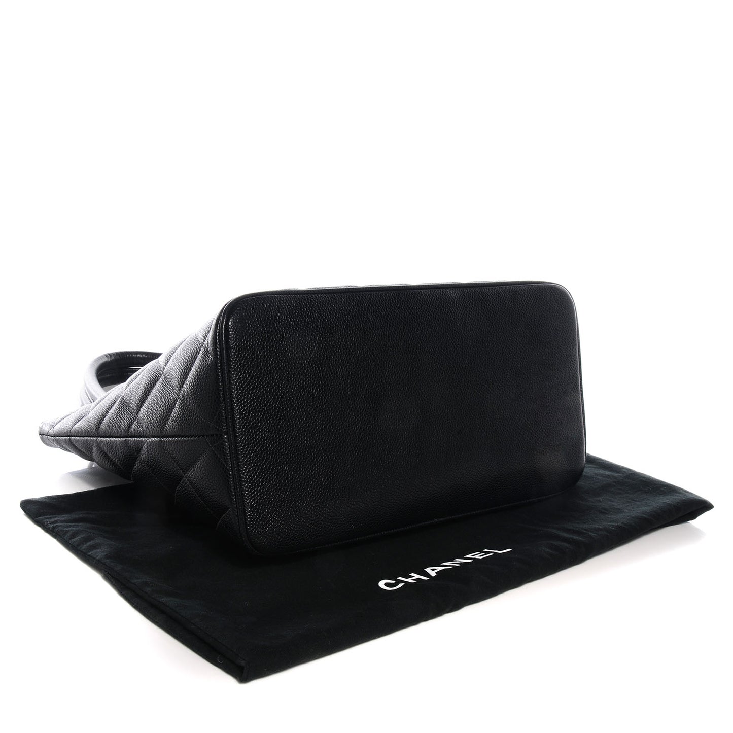 Caviar Medallion Tote Black