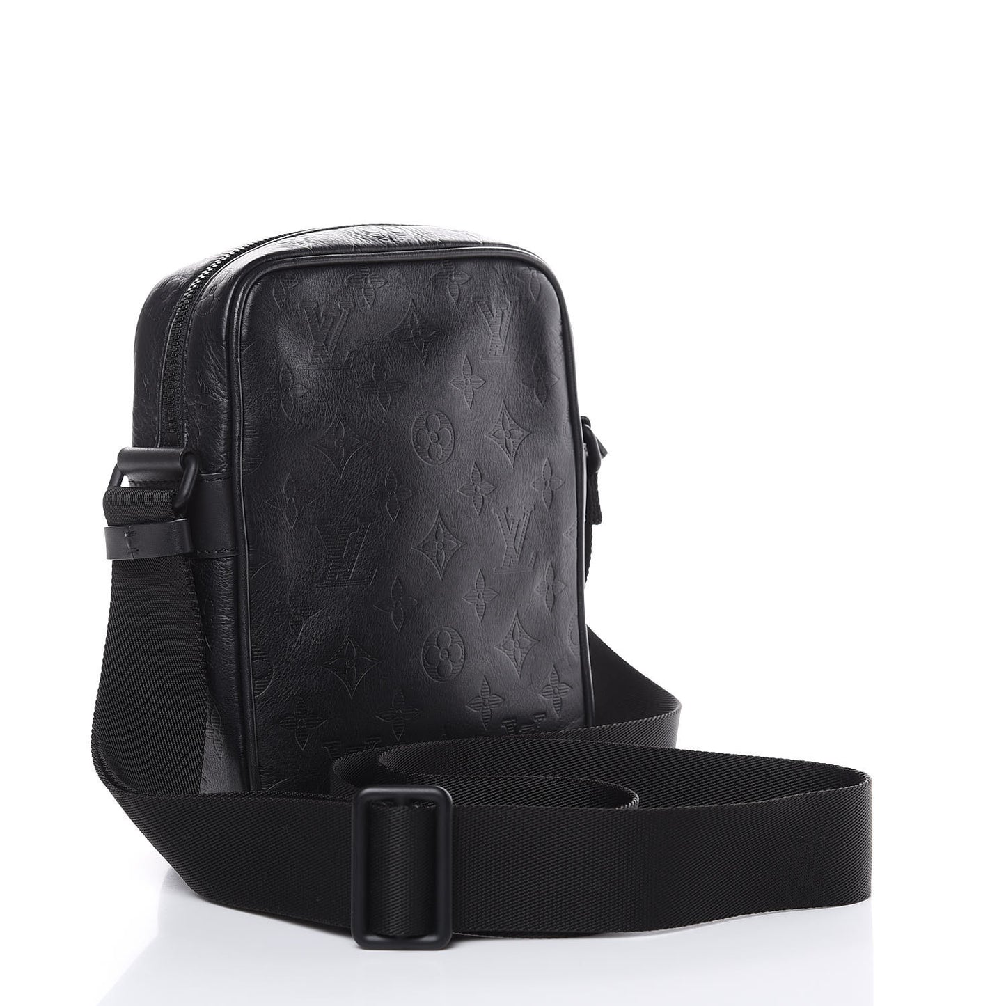Calfskin Monogram Shadow Danube PM Black