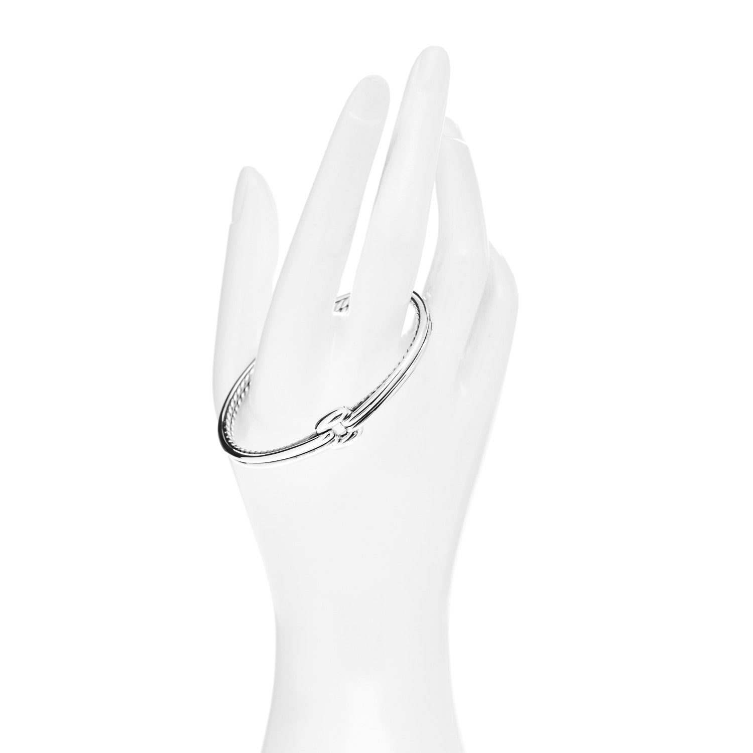 David Yurman Sterling Silver Thoroughbred Center Link Bracelet 2 of 4
