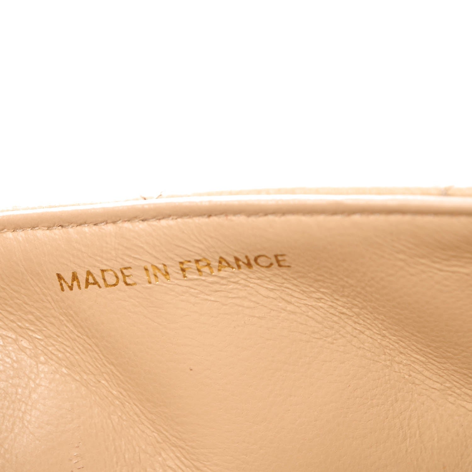 Chanel Lambskin Quilted Small Single Flap Beige 7 of 13