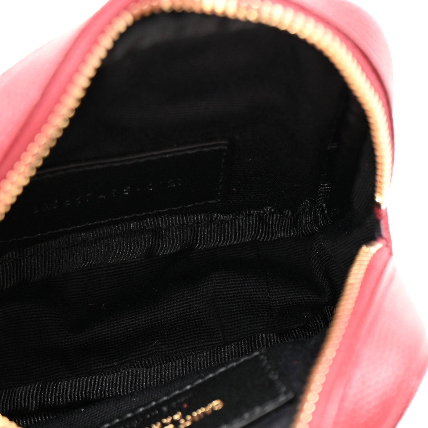 Grain De Poudre Matelasse Monogram Baby Lou Camera Bag Opyum Red