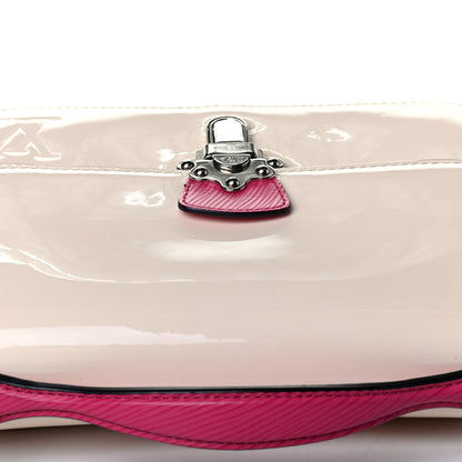 Louis Vuitton Patent Calfskin Monogram Cherrywood BB Creme 7 of 7