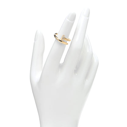 Cartier 18K Yellow Gold Diamond Juste Un Clou Ring 50 5.25 2 of 5