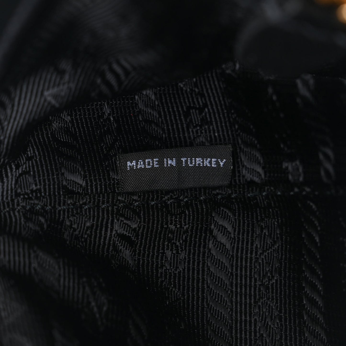 Jacquard Logo Tote Black