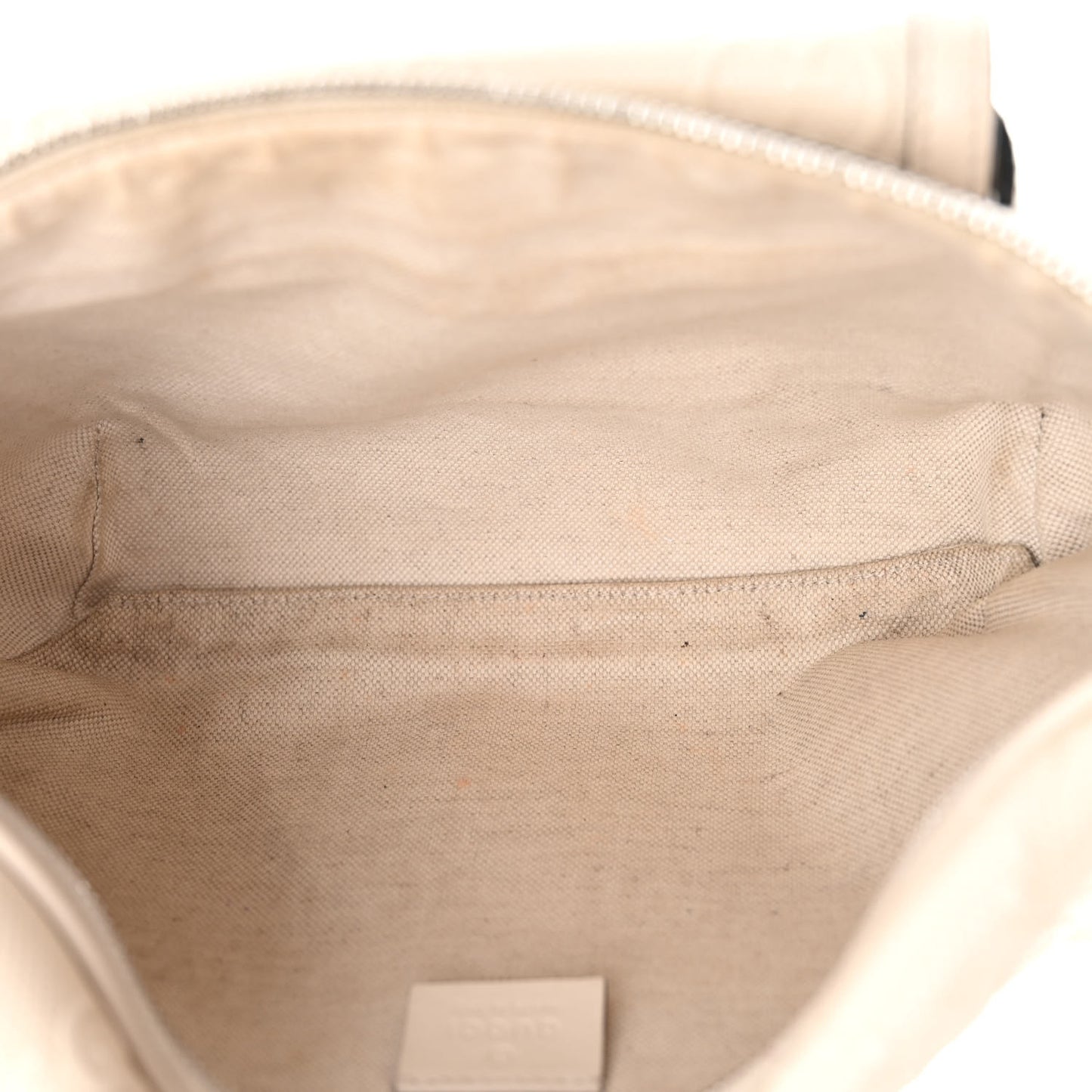 Calfskin GG Tennis Embossed Pocket Belt Bag Mystic White