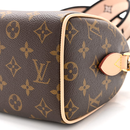 Louis Vuitton Monogram Speedy Bandouliere 20 Black 9 of 10