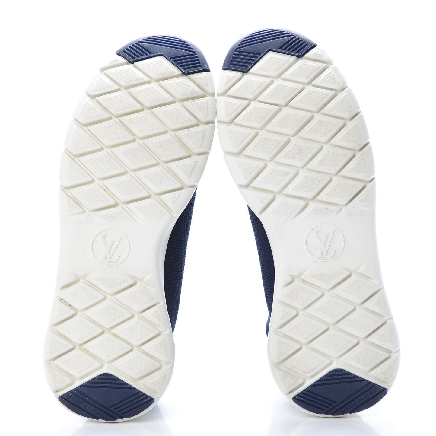 Stretch Fabric LV Black Heart Sock Sneaker 38.5 Marine