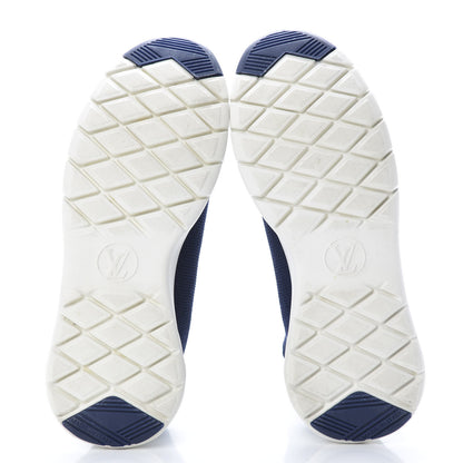 Louis Vuitton Stretch Fabric LV Black Heart Sock Sneaker 38.5 Marine 5 of 8