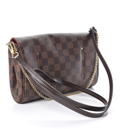 Louis Vuitton Damier Ebene Favorite MM 3 of 9