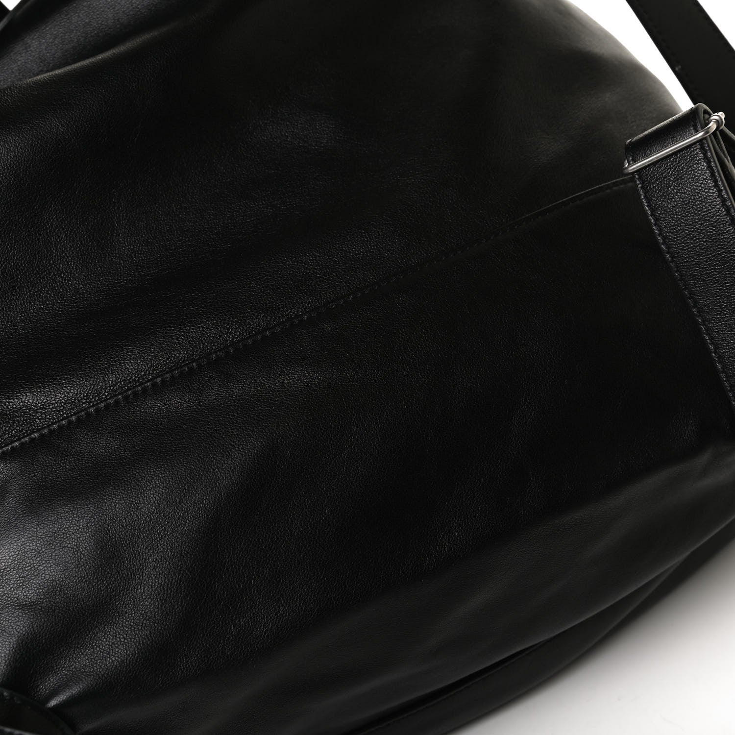 Saint Laurent Lambskin Drawstring Backpack Black 14 of 14