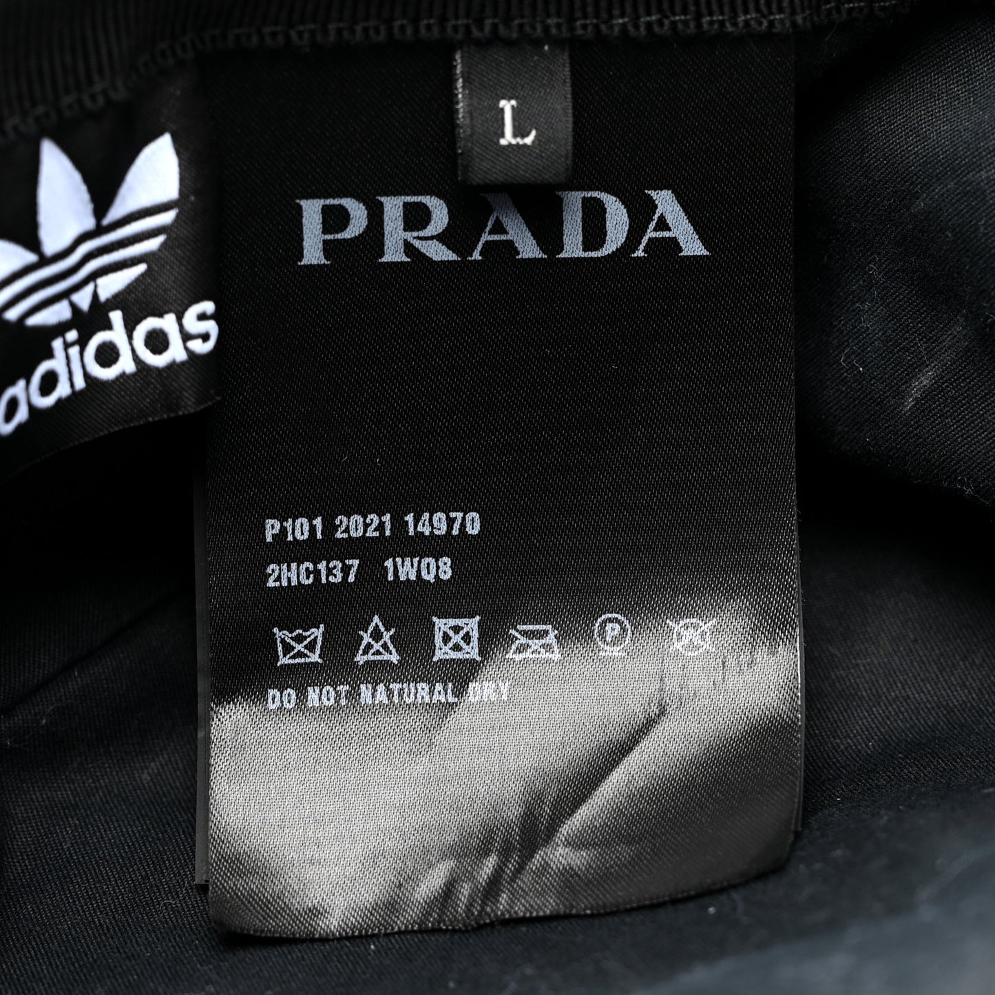 X ADIDAS Re-Nylon Triangle Bucket Hat L Black