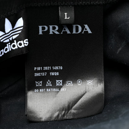 Prada X ADIDAS Re-Nylon Triangle Bucket Hat L Black 8 of 9