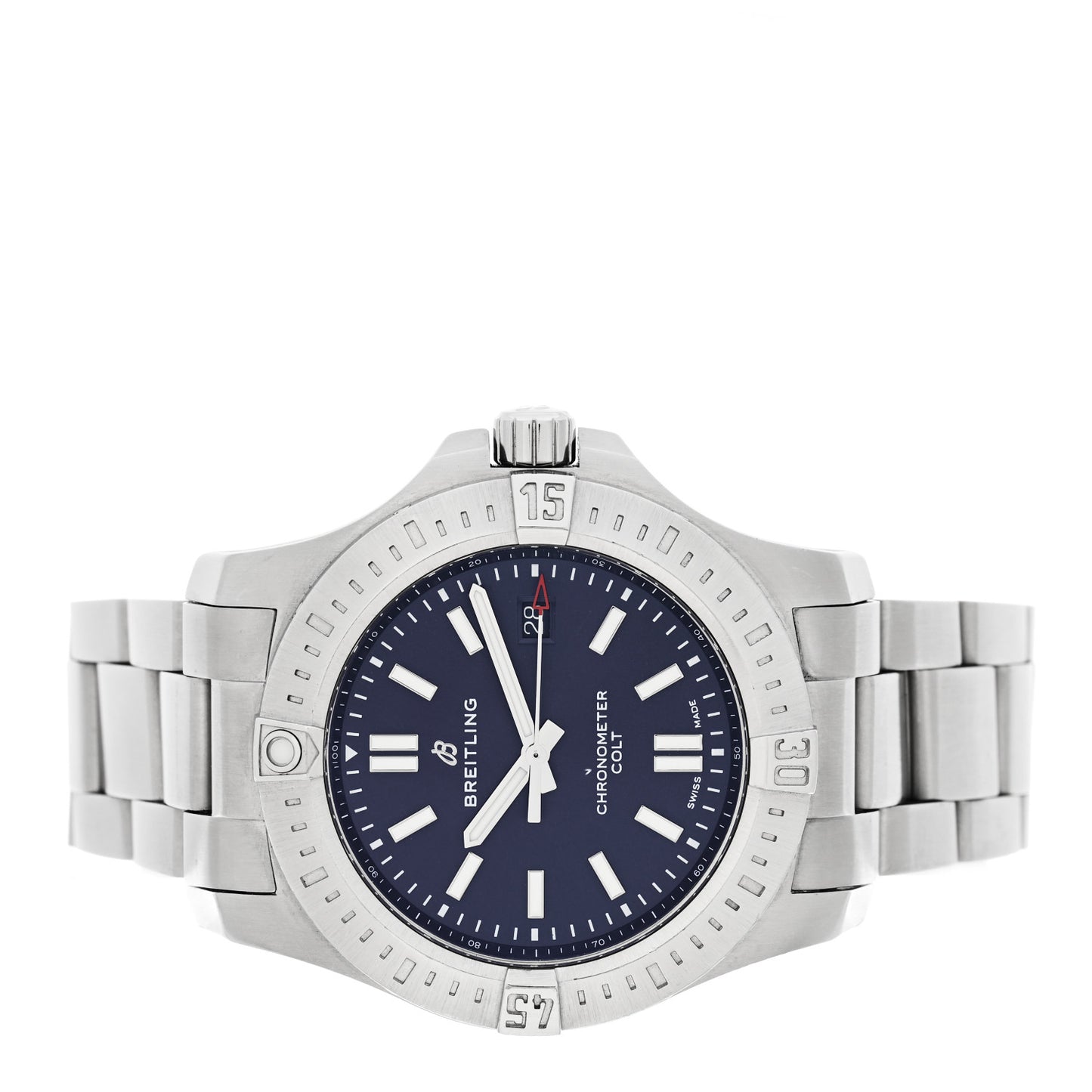 Stainless Steel 44mm Colt Chronometer Automatic Watch Blue A17388