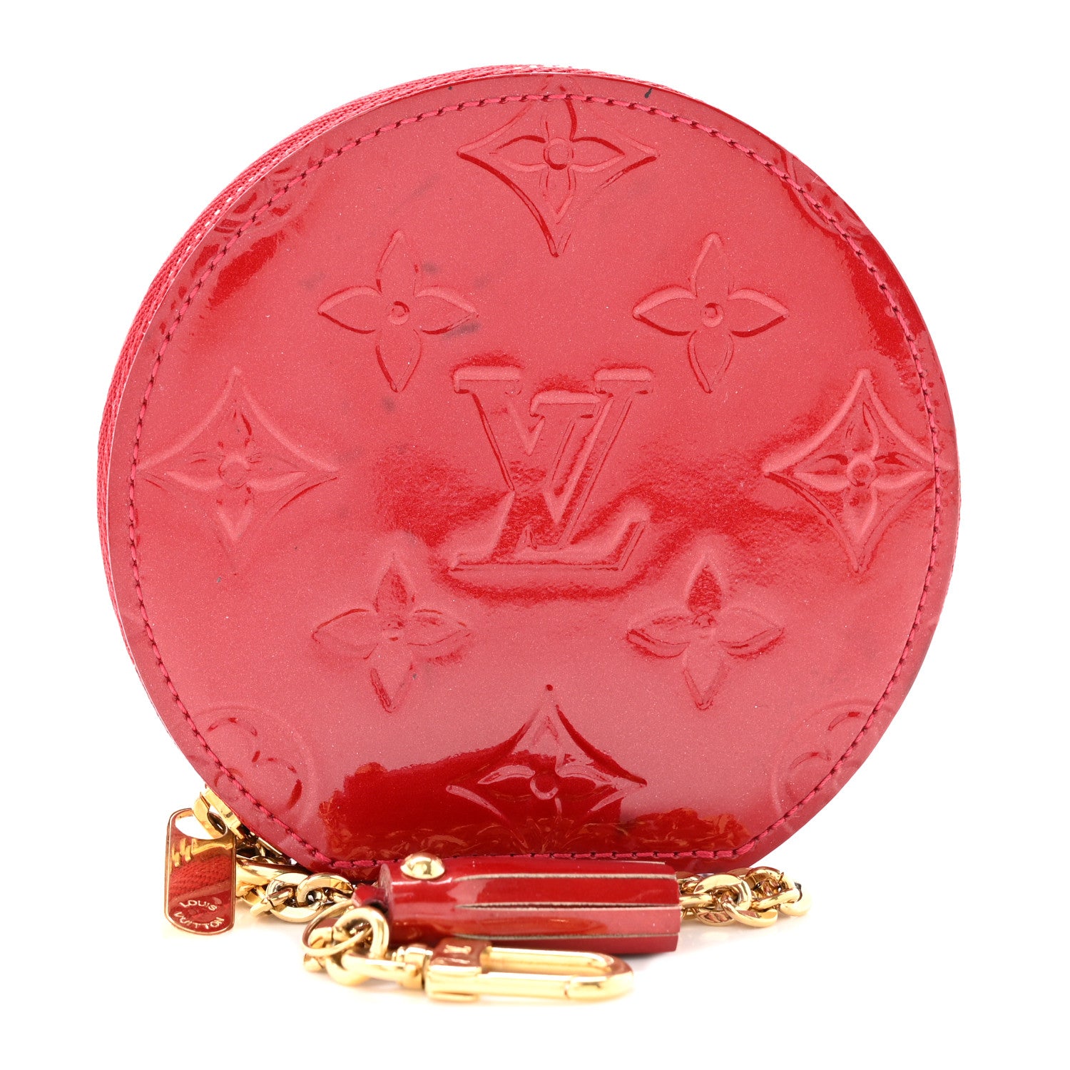Louis Vuitton Vernis Chapeau Coin Purse Pomme D'Amour 1 of 15