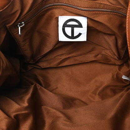 Telfar Vegan Leather Medium Shopping Bag Tan 5 of 8