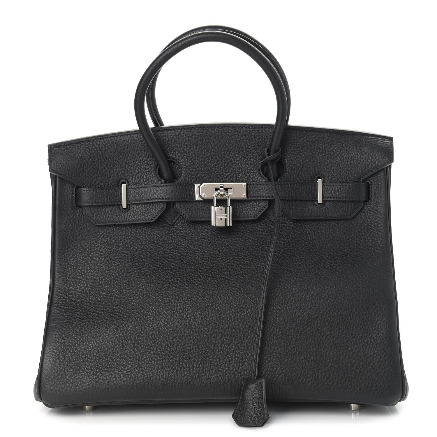 Hermes Taurillon Clemence Birkin 35 Black 1 of 21