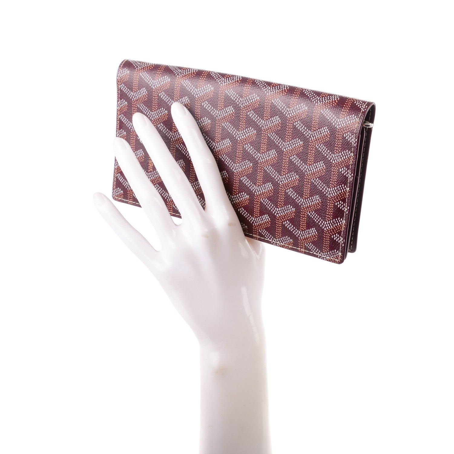 Goyard Goyardine Richelieu Wallet Burgundy 2 of 7