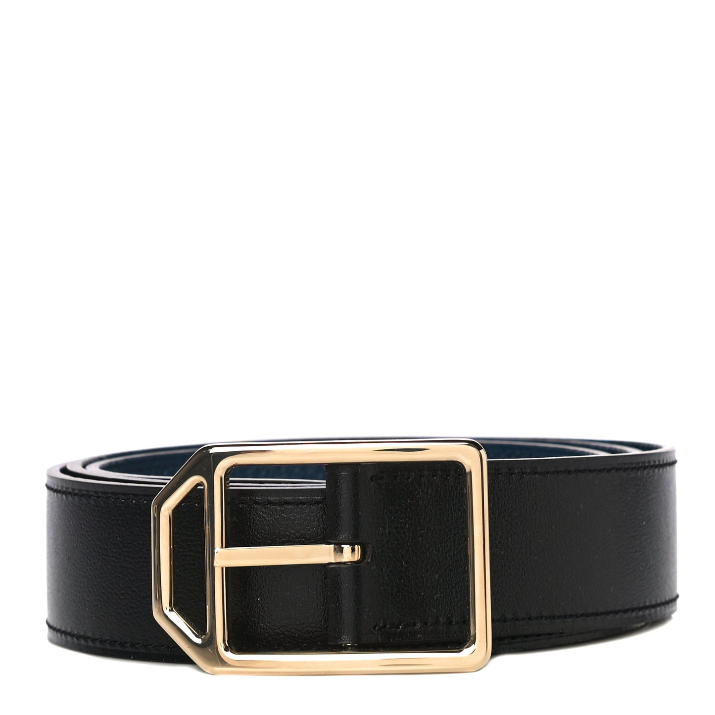135 Togo 32mm Paddock Belt 95 Black Blue de Prusse