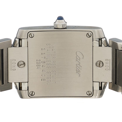Cartier Stainless Steel 20mm Tank Francaise Quartz Watch 4 of 4
