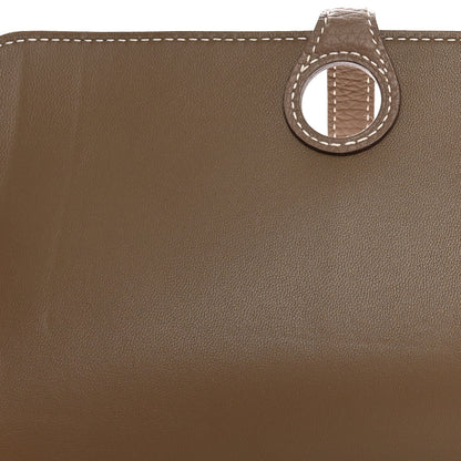 Hermes Togo Dogon Duo Wallet Etoupe 9 of 9