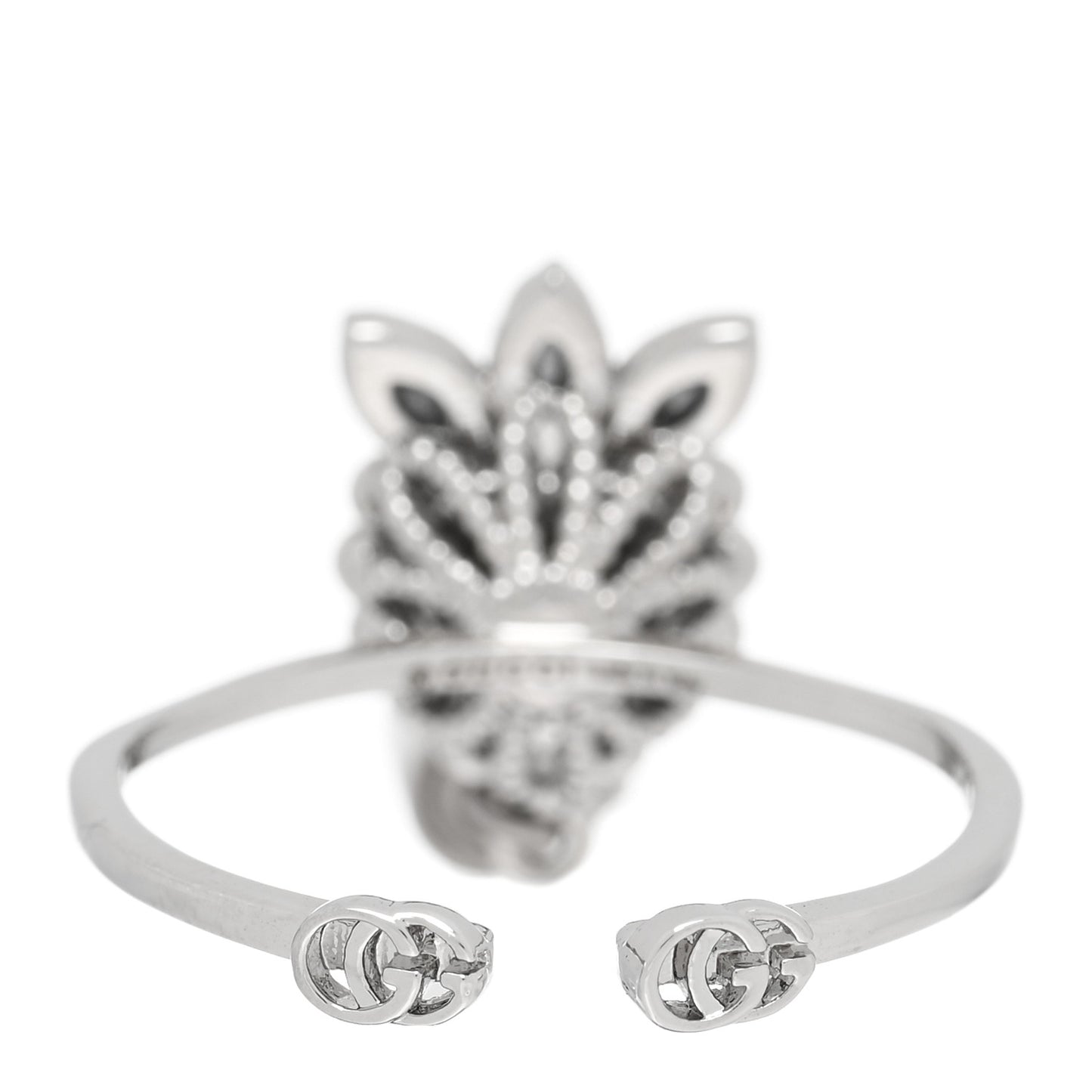 Metal Crystal Resin Lovelight Ring 50 5.5