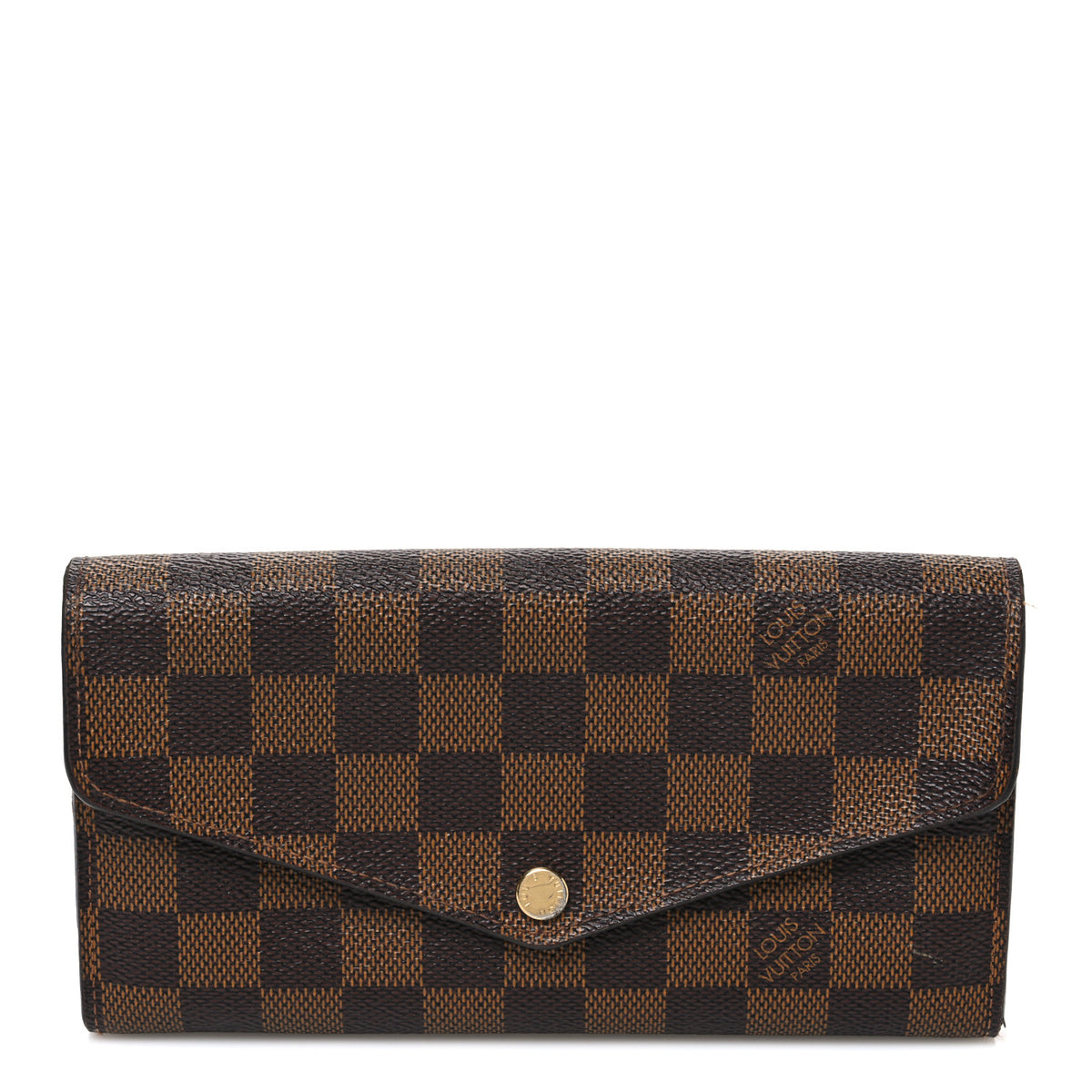 Louis Vuitton Damier Ebene Sarah Wallet NM 1 of 7