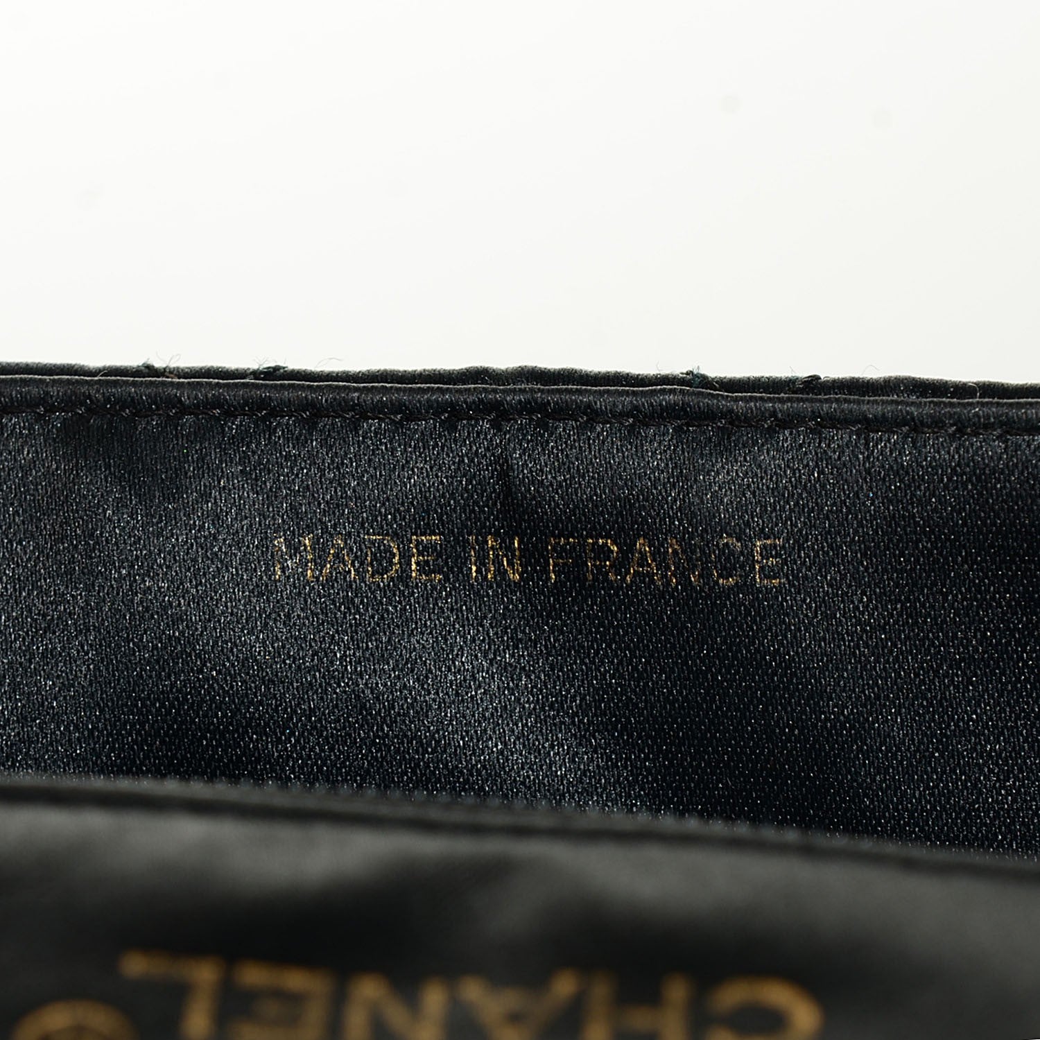 Chanel Quilted Satin Mini Square Flap Black 7 of 8