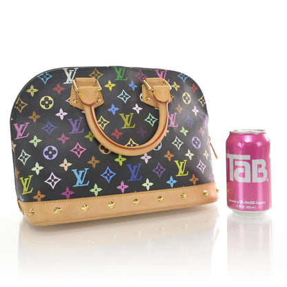 Louis Vuitton Monogram Multicolor Alma Black 2 of 7