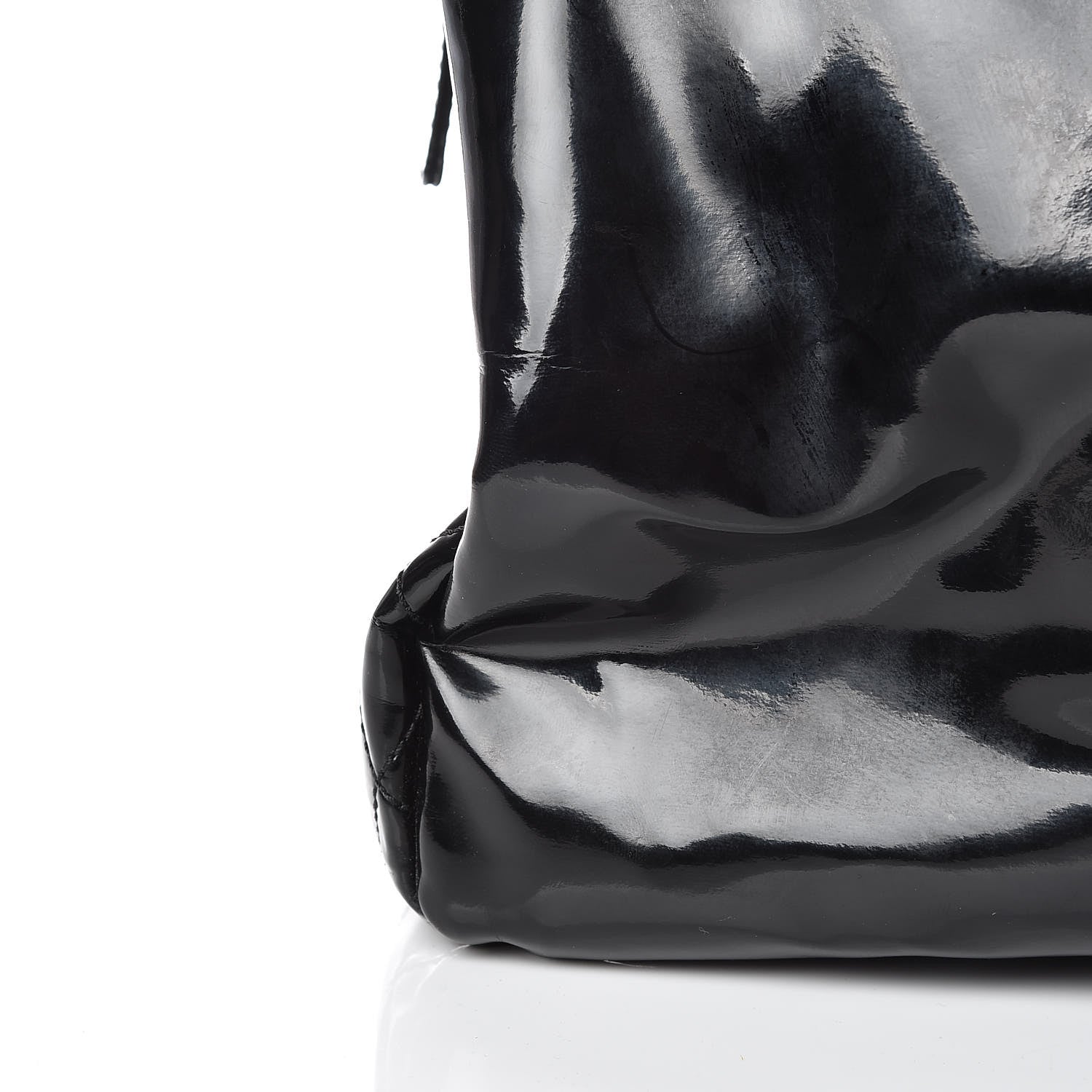 Chanel Vinyl Large Lipstick Tote Black 12 of 13