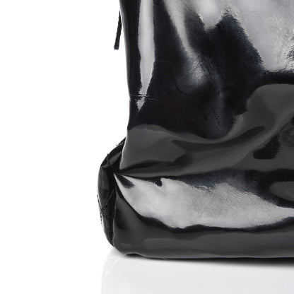 Chanel Vinyl Large Lipstick Tote Black 12 of 13